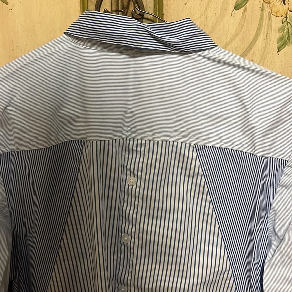 Chicos Blue Button Down With Front Pockets. Size … - image 5